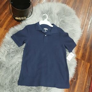 navy blue boys collar shirt size 8
